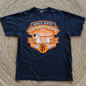 SF Giants 2014 World Series Champions Men's T-Shirt - Size Large